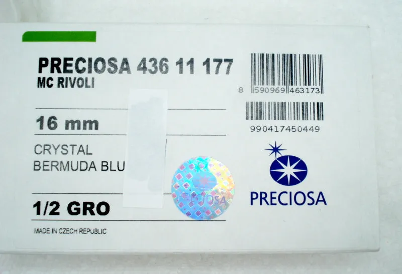 16mm (1122) Bermuda Blue Rivoli
