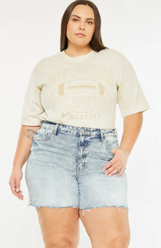 Allie Light Wash Shorts