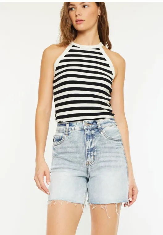 Allie Light Wash Shorts