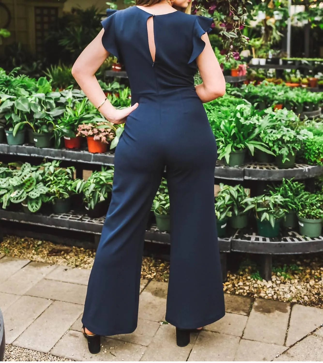 Angel Sleeve Jumpsuit