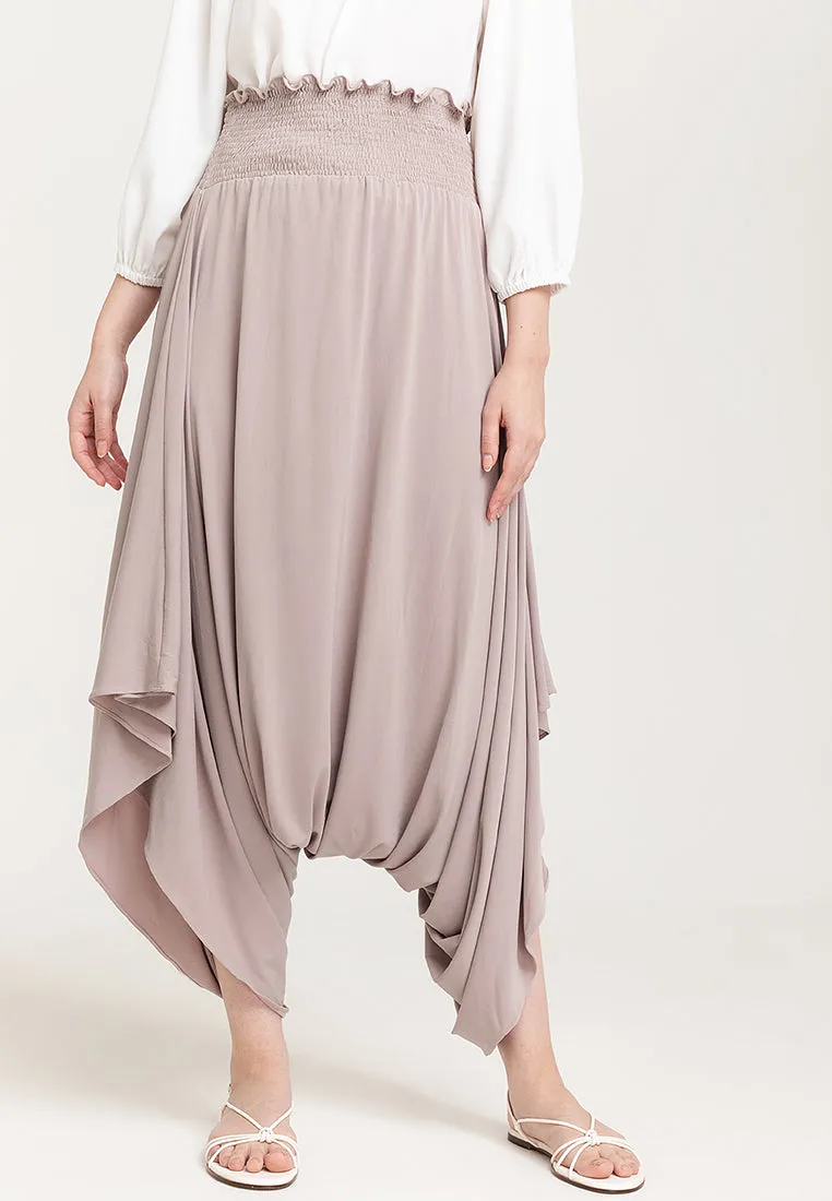 Arizona Harem Gartered Waist Jersey Pants