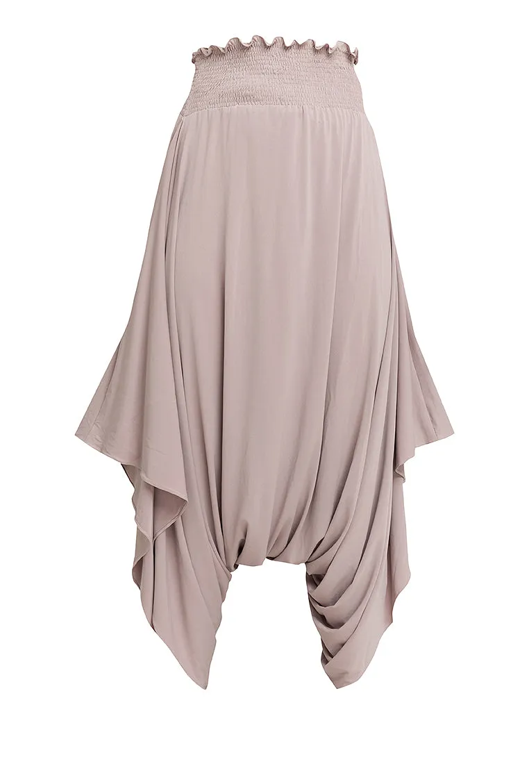 Arizona Harem Gartered Waist Jersey Pants