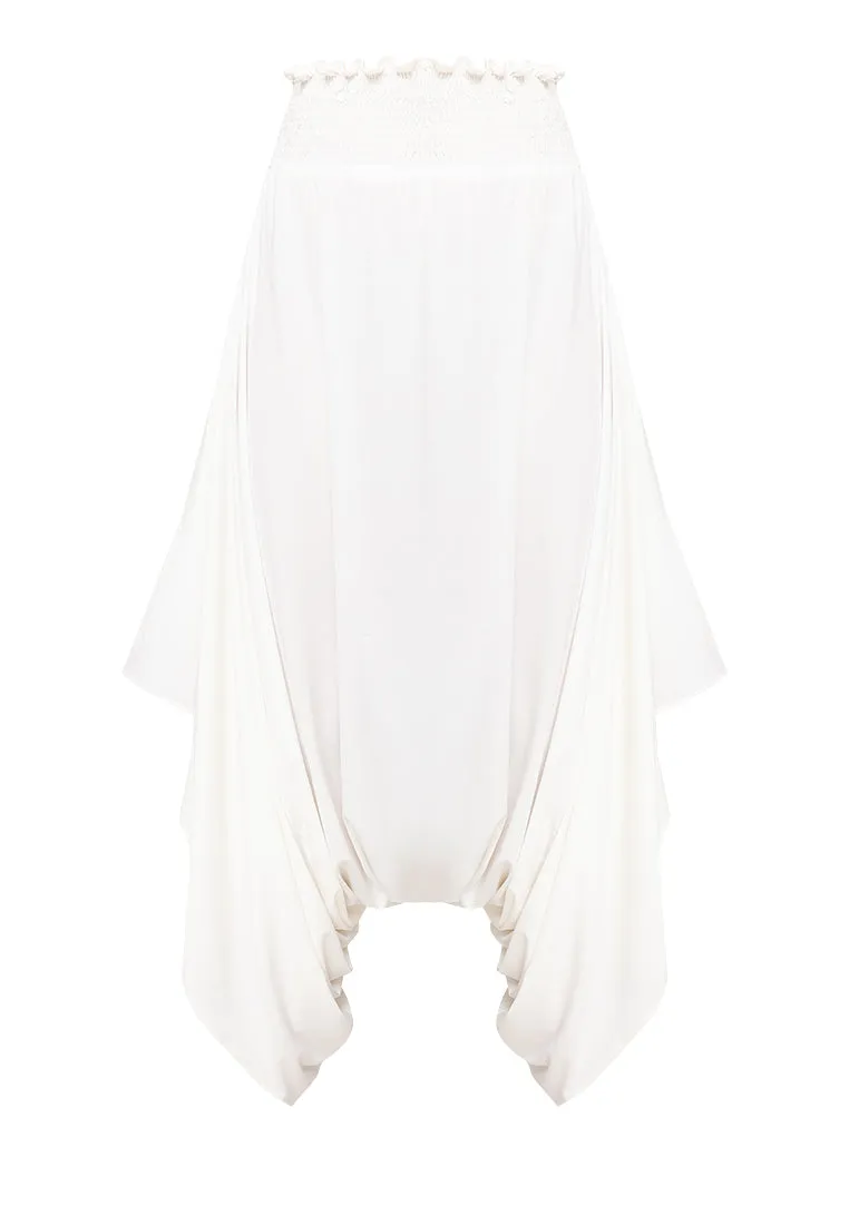 Arizona Harem Gartered Waist Jersey Pants