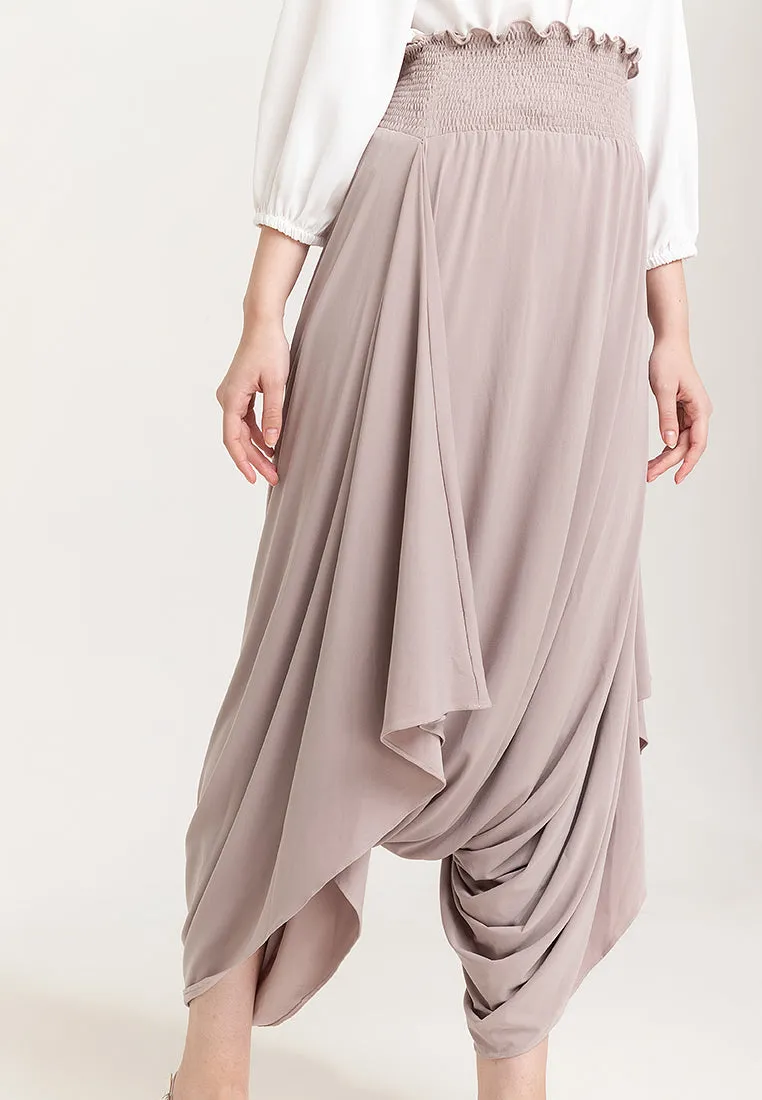 Arizona Harem Gartered Waist Jersey Pants