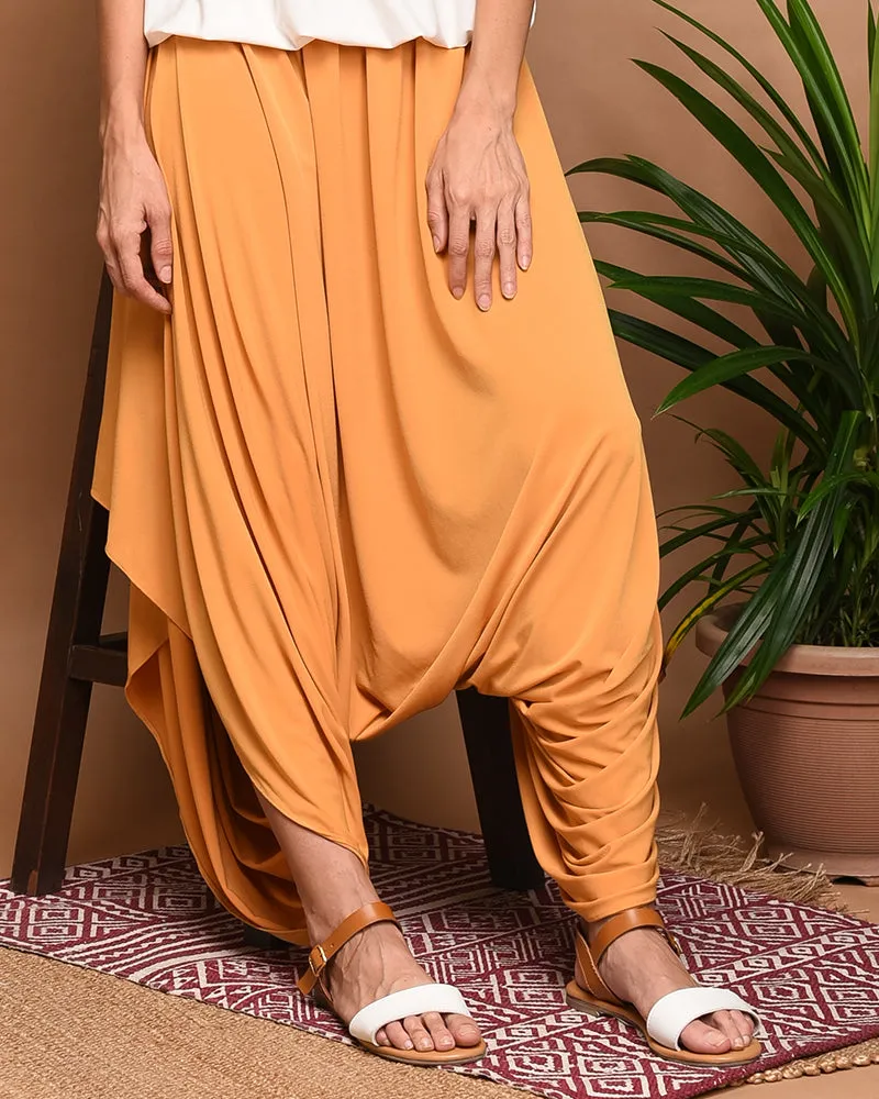 Arizona Harem Gartered Waist Jersey Pants