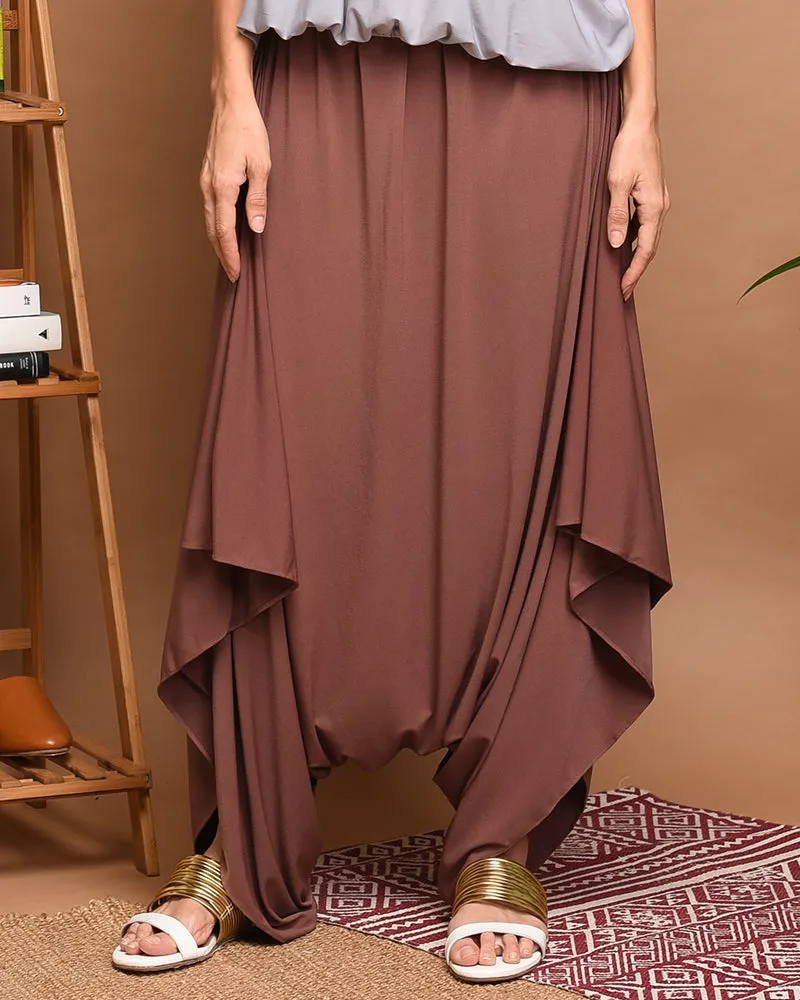 Arizona Harem Gartered Waist Jersey Pants
