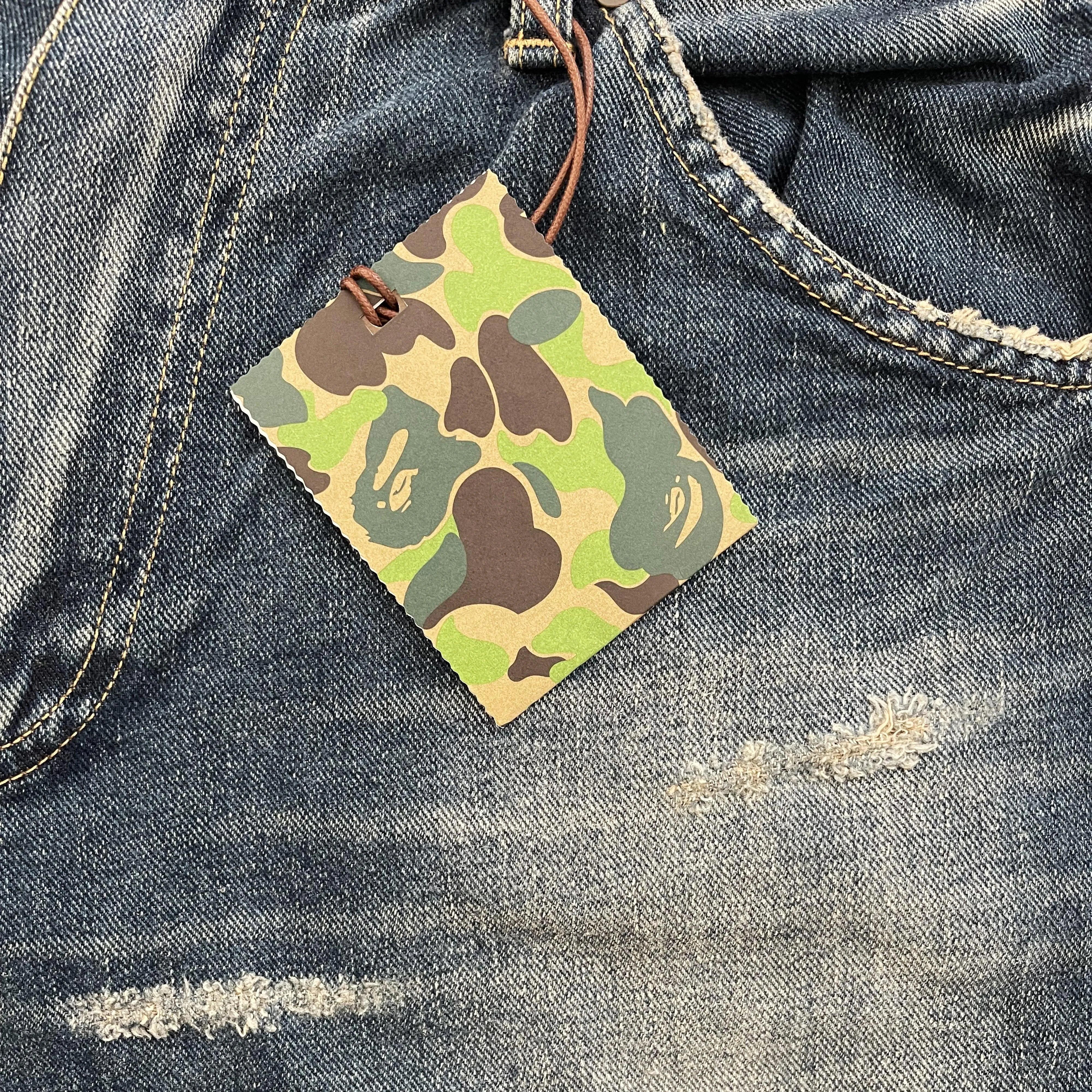 Bape Denim Shorts - L