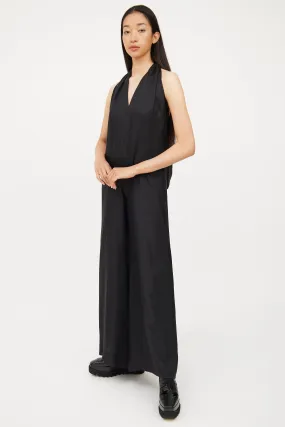 Black Halter Neck Jumpsuit