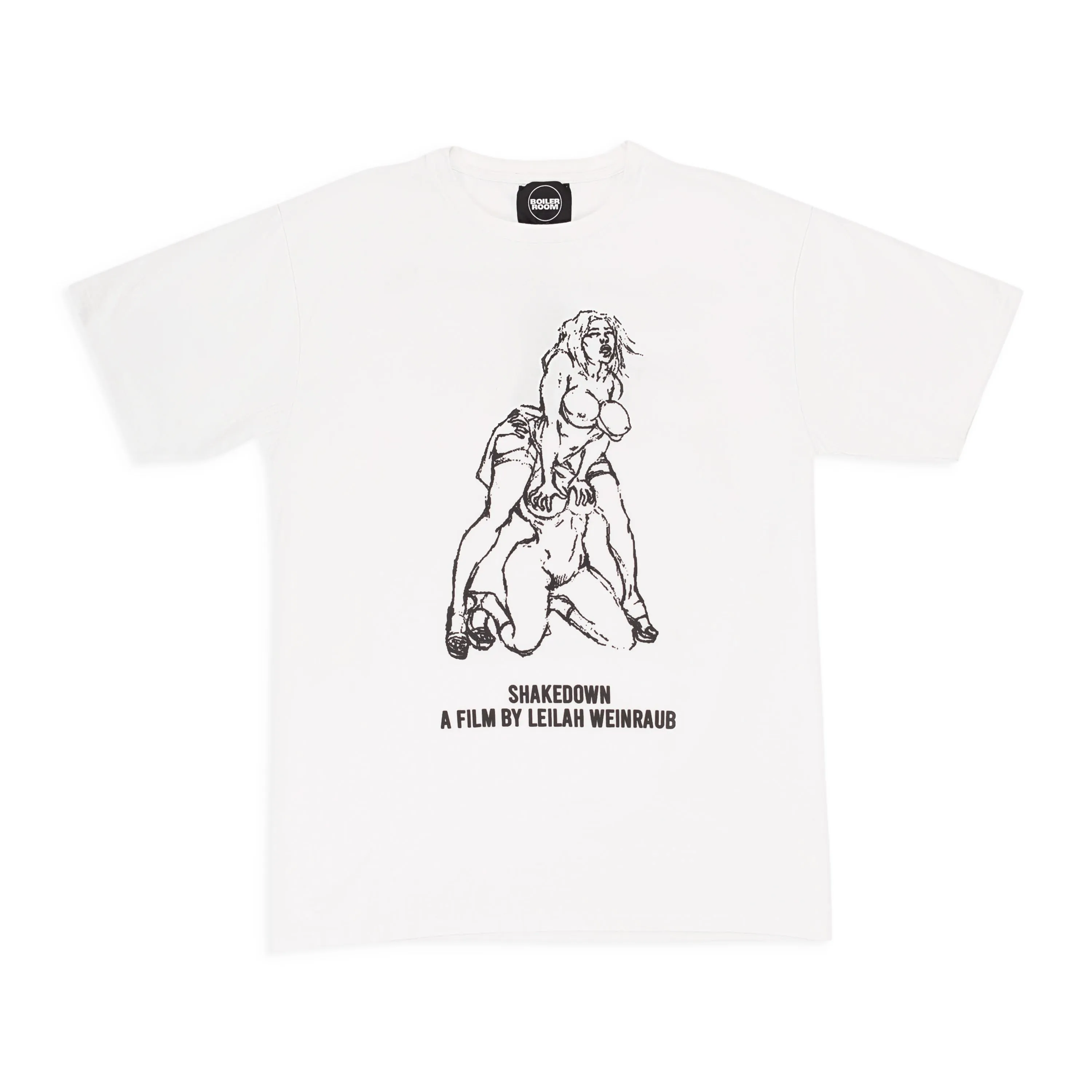 BOILER?ROOM ARTIST COLLABORATION WHITE T-SHIRT