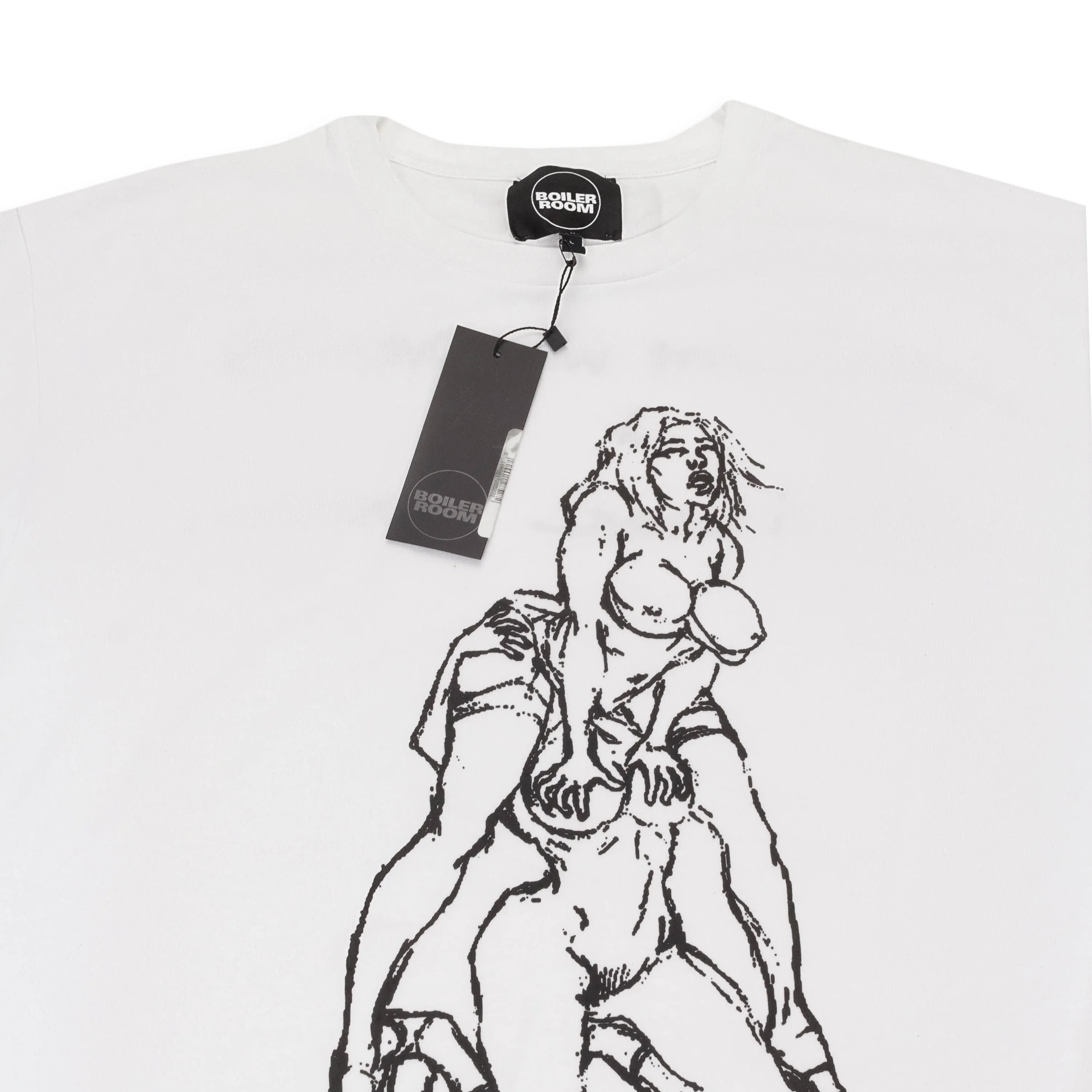 BOILER?ROOM ARTIST COLLABORATION WHITE T-SHIRT