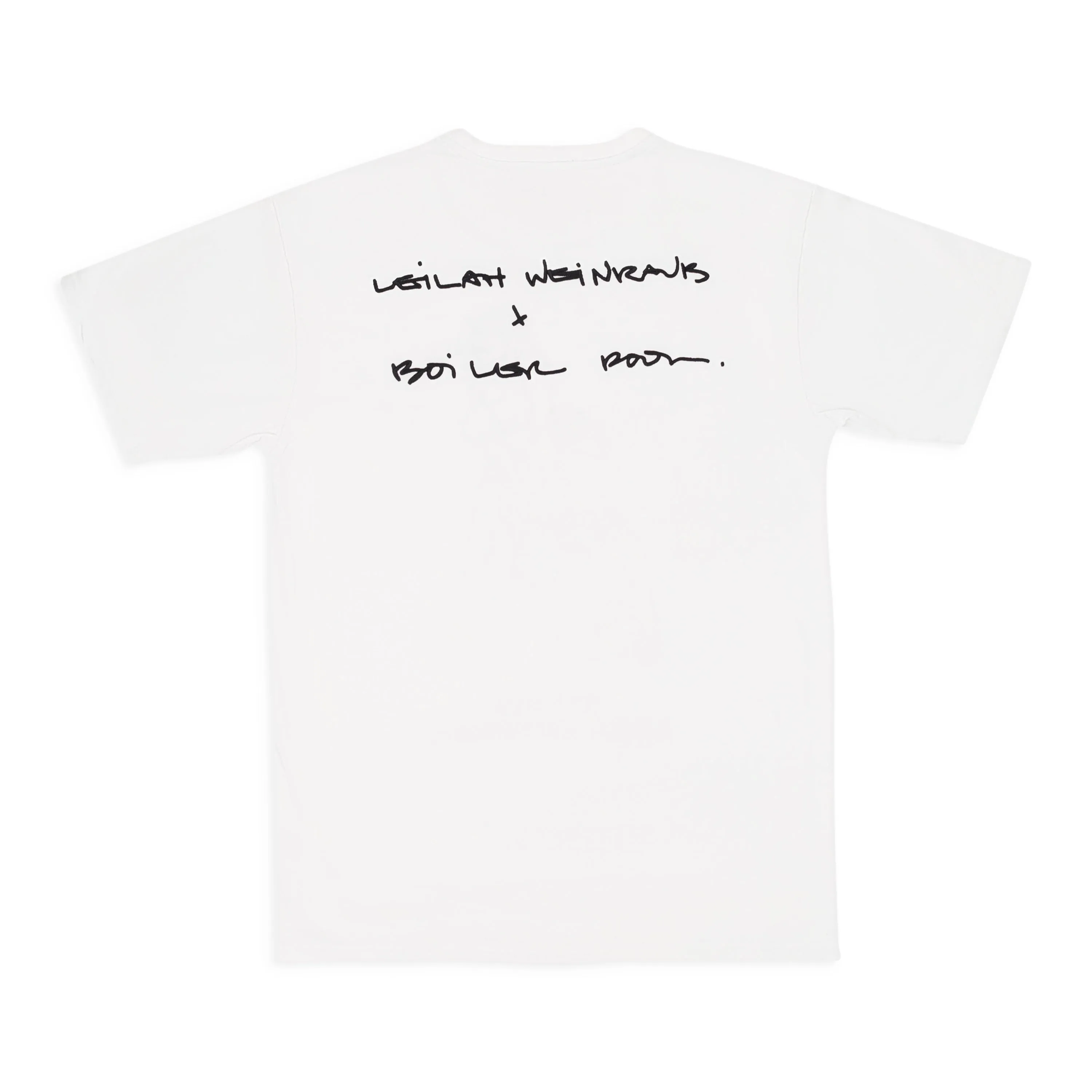 BOILER?ROOM ARTIST COLLABORATION WHITE T-SHIRT