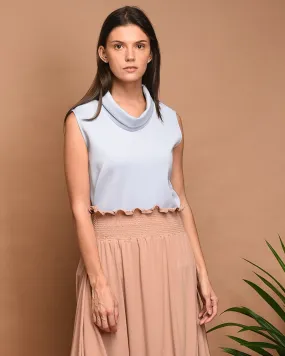 Calliope Cowl Neck Neoprene Top