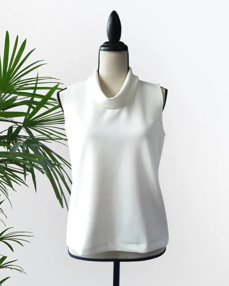 Calliope Cowl Neck Neoprene Top