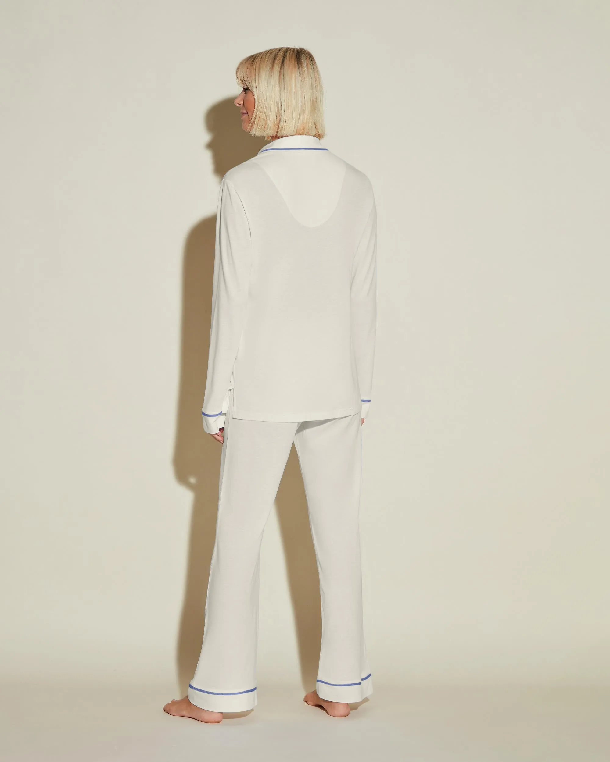 Cosabella Bella Long Sleeve Top and Pant PJ Set #AMORE9644