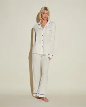 Cosabella Bella Long Sleeve Top and Pant PJ Set #AMORE9644