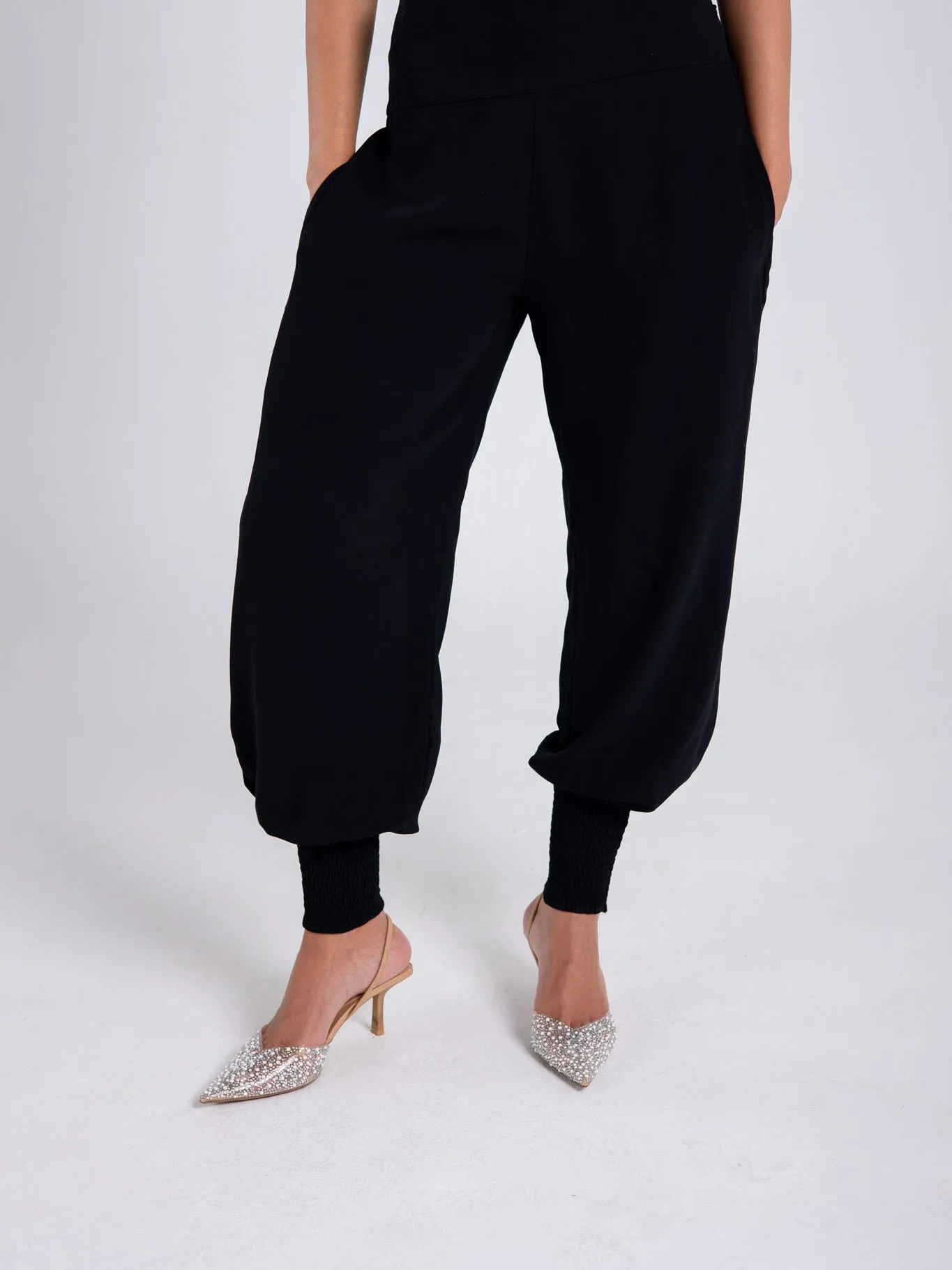 Harem black pants