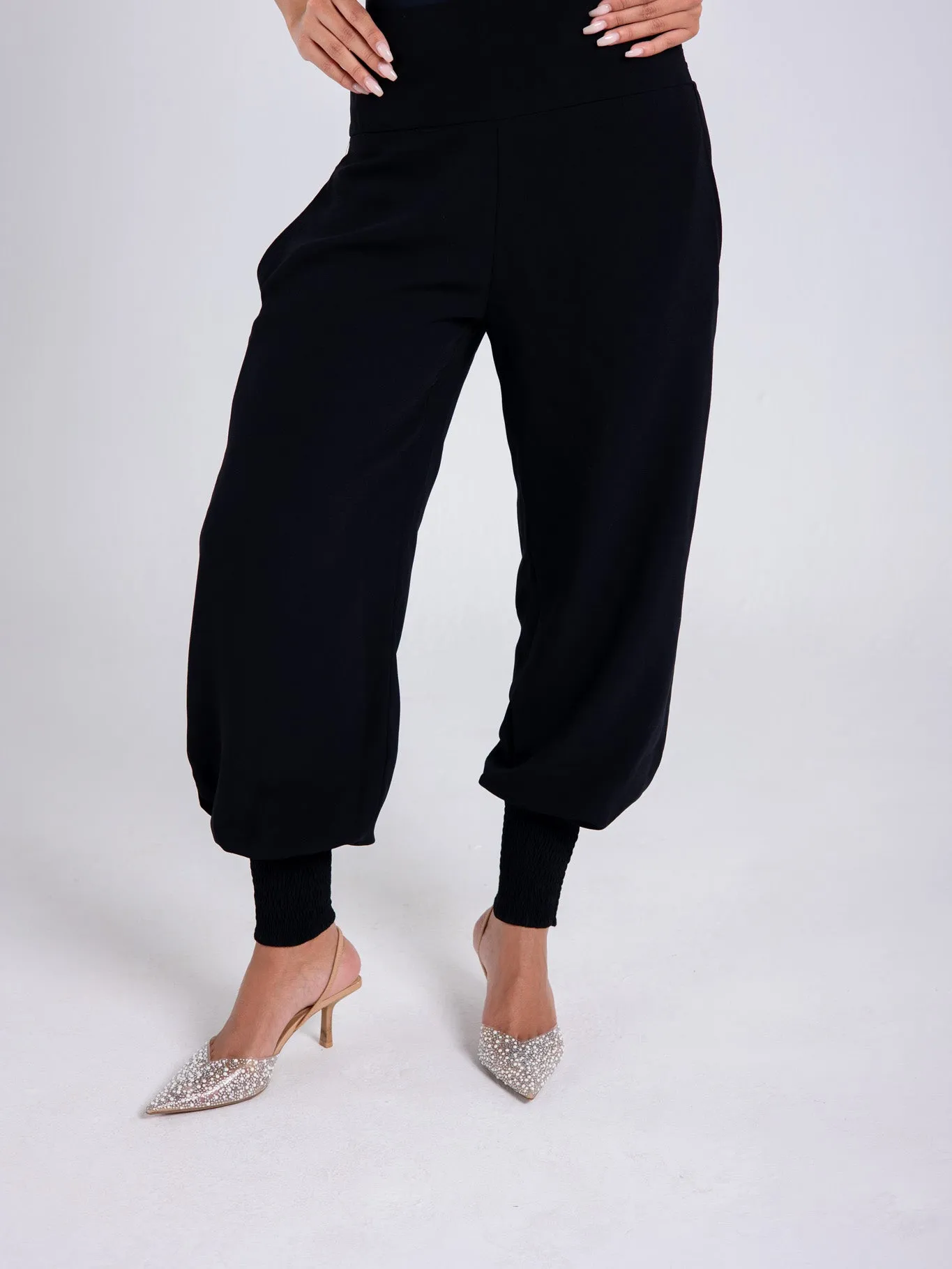 Harem black pants