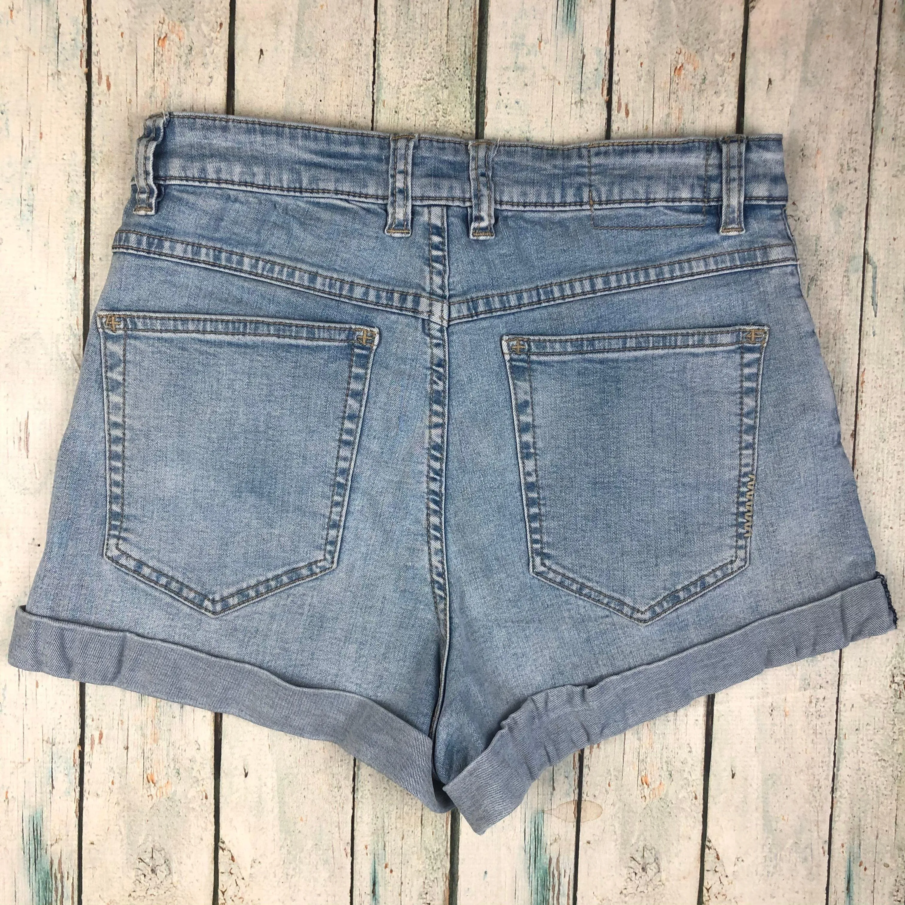 Ladies NEUW High Rise Denim Shorts  - Size 28" or 10AU
