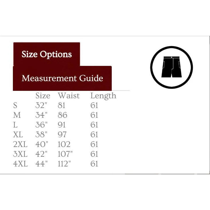 Live Loud Mens Black Cargo Shorts