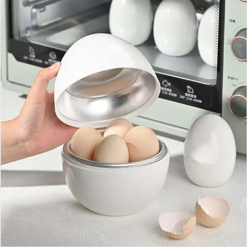 Microwave Egg Boiler – Fast 4-Egg Cooker
