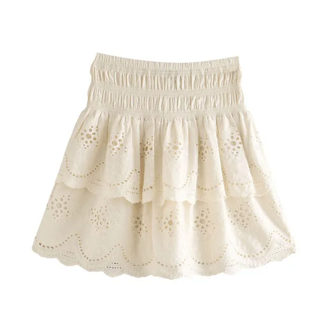MINI SKIRT EMBROIDERY