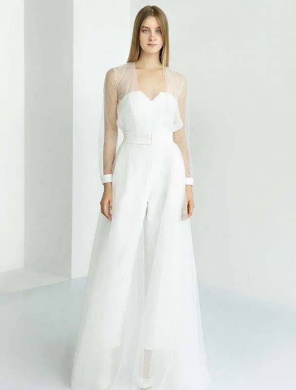 Ochrole White Wedding Dress