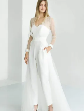 Ochrole White Wedding Dress