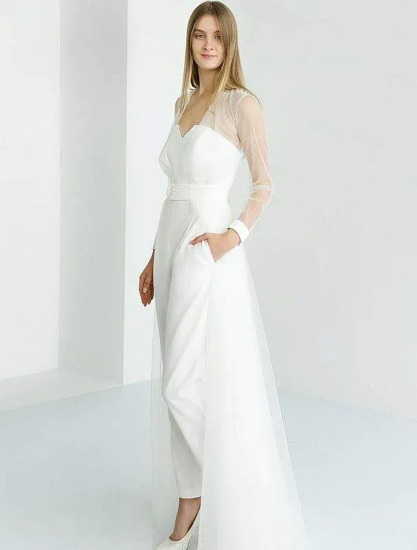Ochrole White Wedding Dress