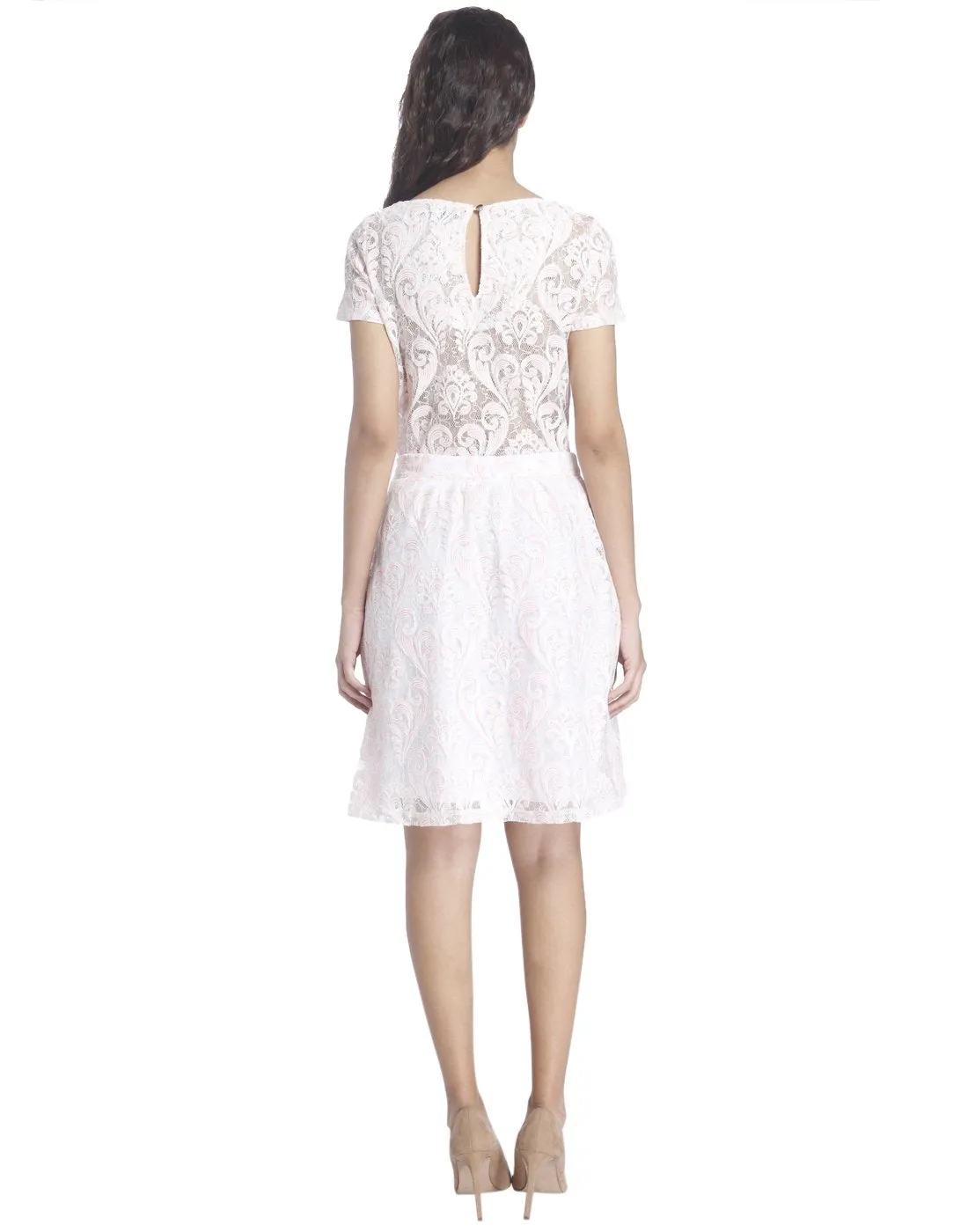 Vero Moda Women's A-Line Skirt (10177098-1840378001_Snow White_x-small)