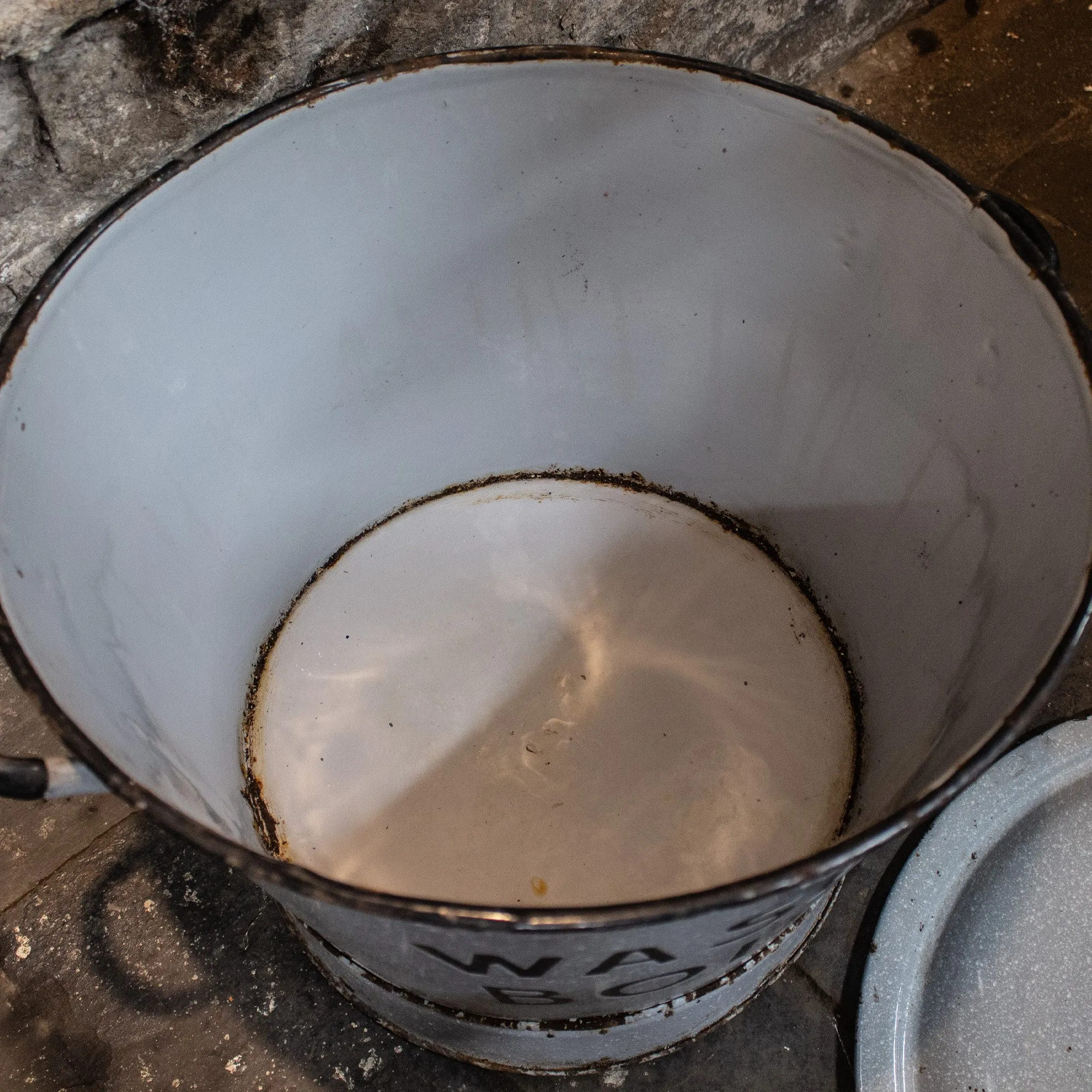 Vintage Metal Enamel Washing / Clothes Boiler
