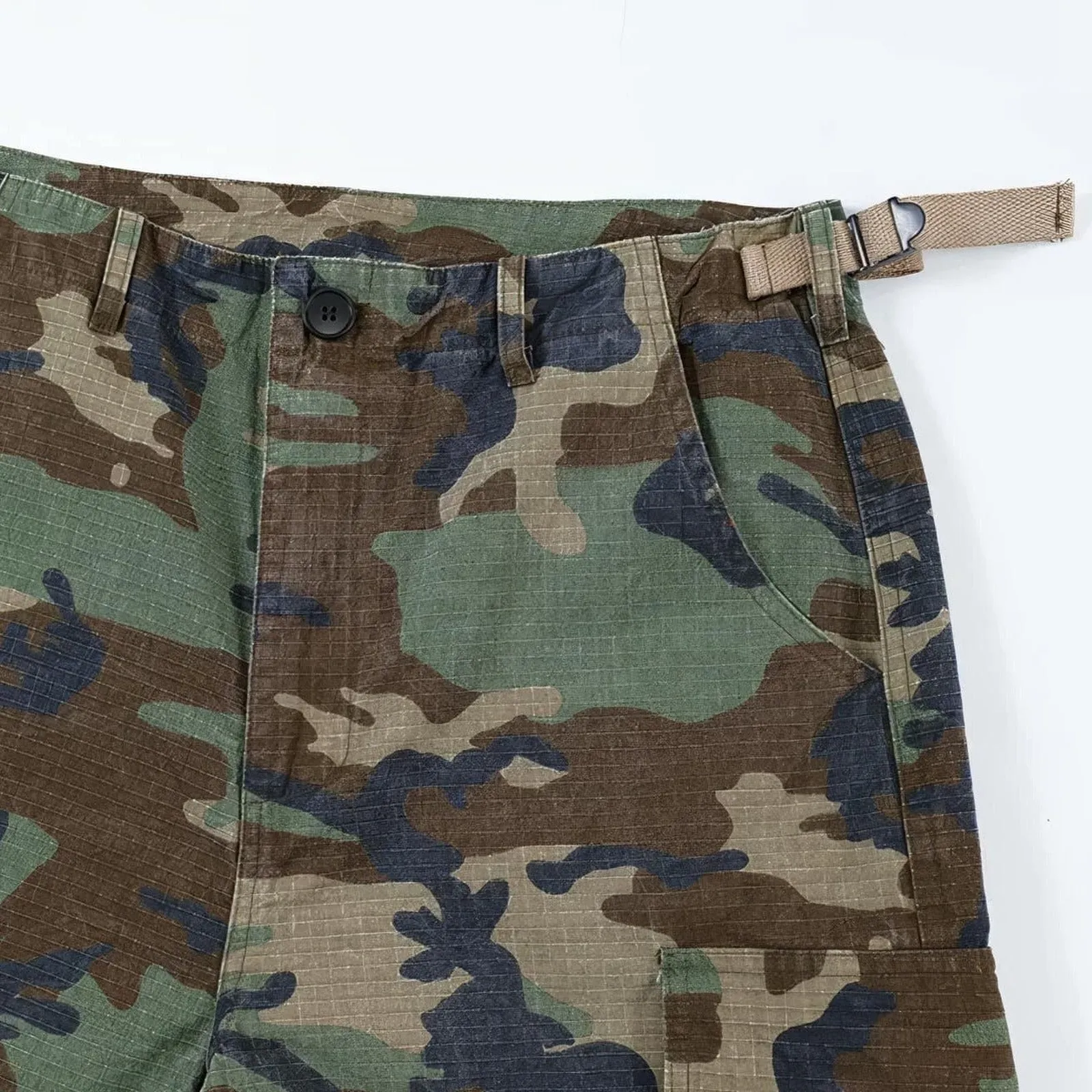 Y2K Camouflage Multi Pocket Baggy Cargo Shorts
